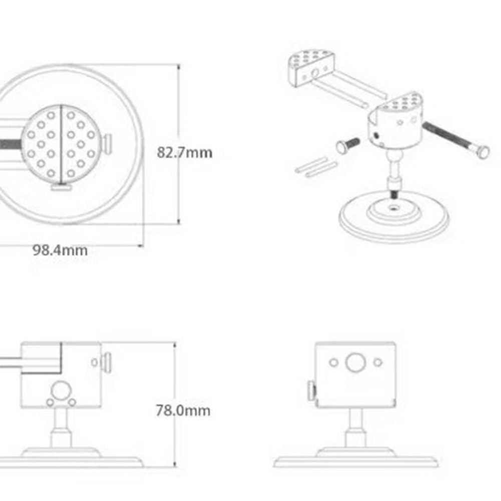 Bench Vise Swivel - For Mini Aluminum Vise 2.5 Inch