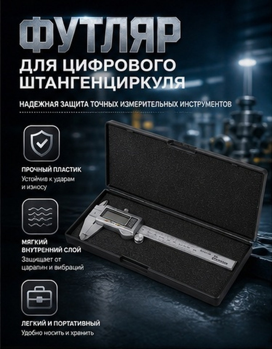 Workshop Tools Engineering - Digital Caliper Organizing Box Rugged Lightweight