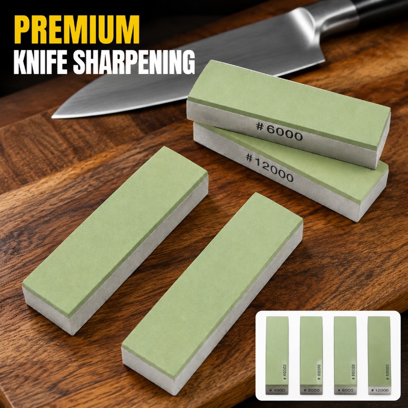 Sharpening Stone Whetstone - High‑Grit Ultra‑Fine Diamond Sharpening Stone Compact