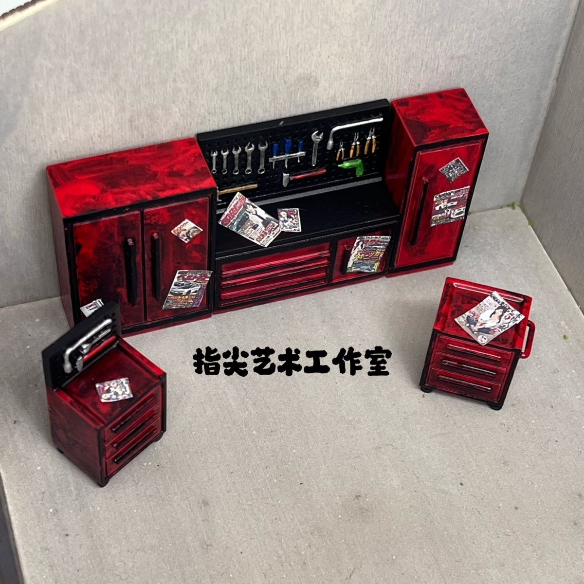 1/64 Maintenance Tool Cabinet  - đánh giá và giá Workshop Tools Background