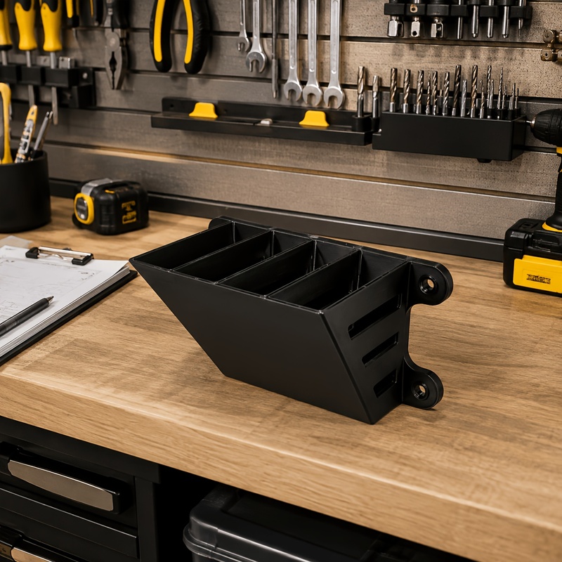 3D‑Printed Wall‑Mounted 4‑Slot - đánh giá và giá Workshop Tools Box